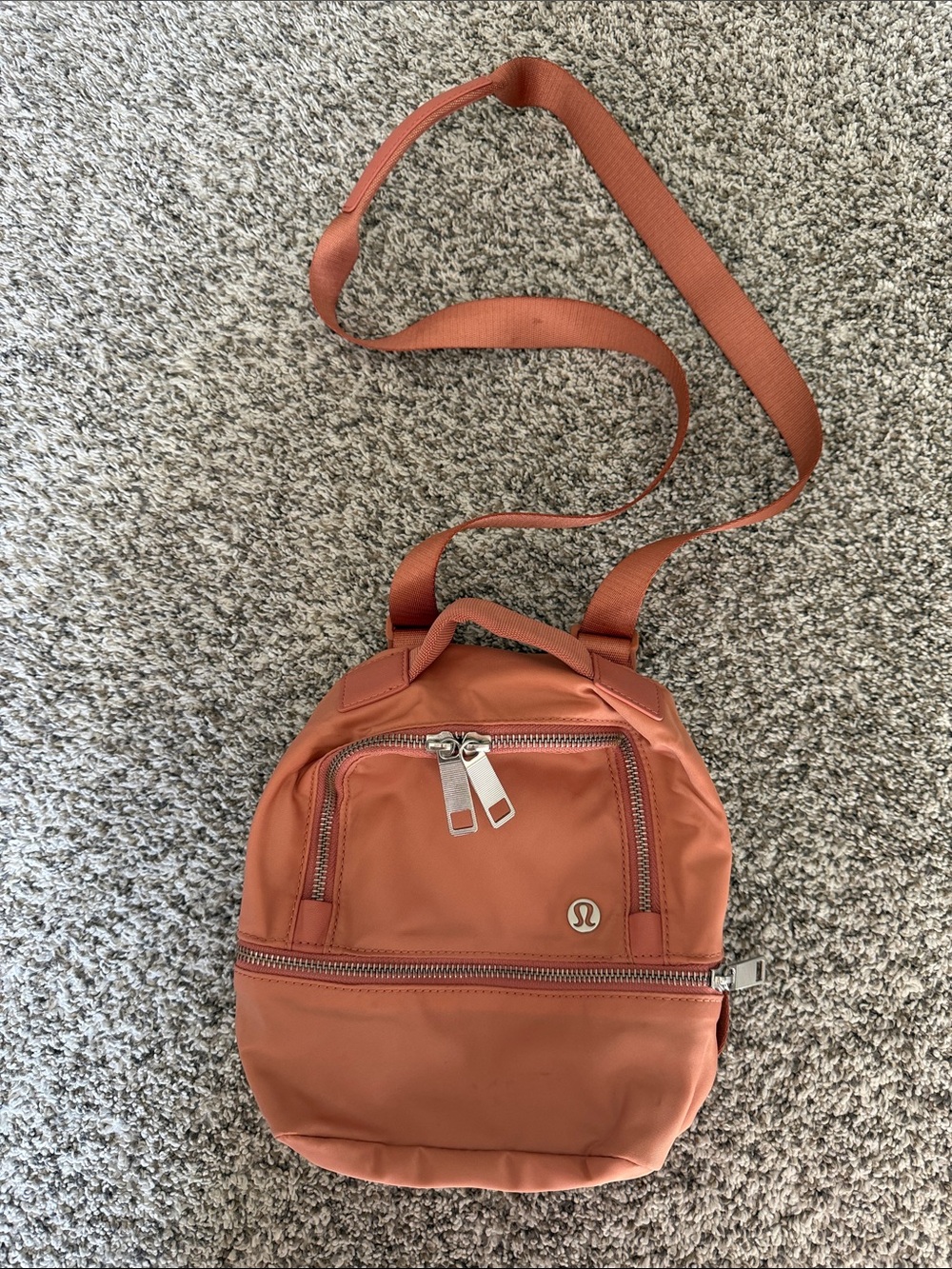 lululemon athletica Rust Orange Crossbody Bag